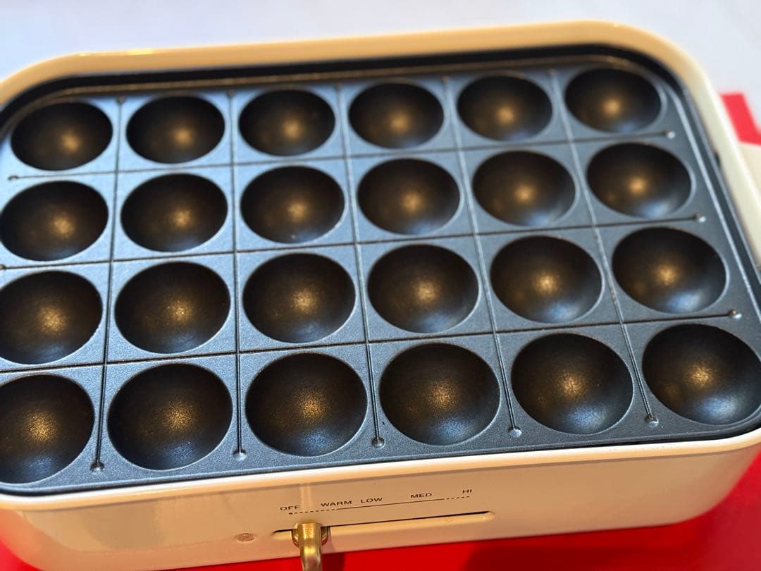 【美品】BRUNO ホットプレート/たこ焼き/鍋 ホワイト