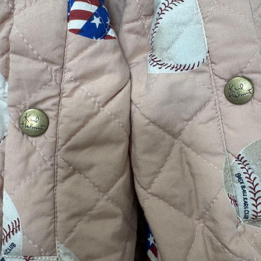 n*i様 カールヘルム ピンクハウス　MA-1 キルティング　中綿　野球　ピンク