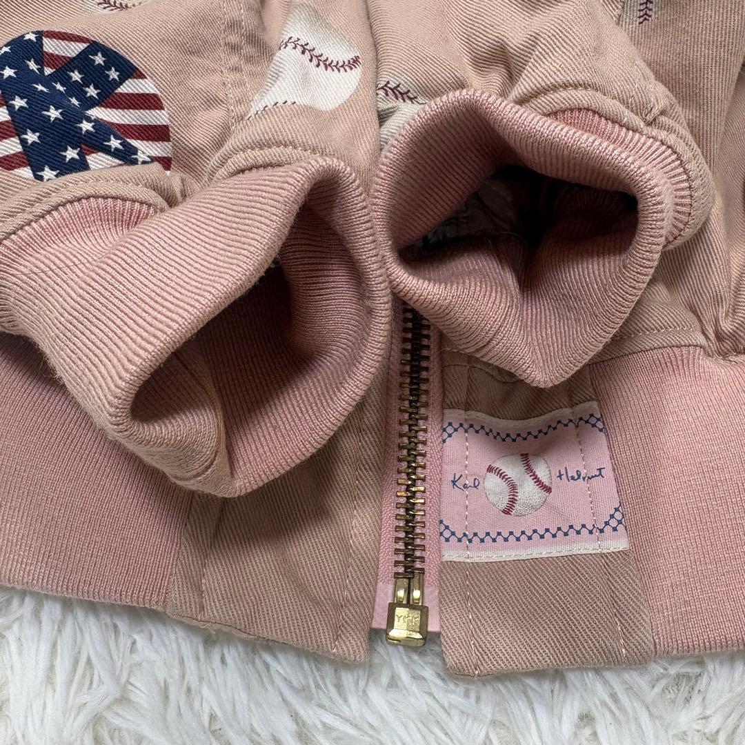 n*i様 カールヘルム ピンクハウス　MA-1 キルティング　中綿　野球　ピンク