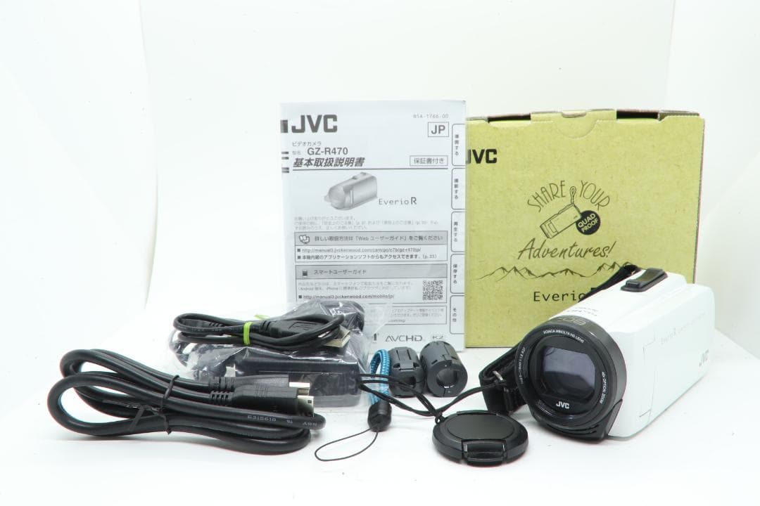 【R2157】 JVC Everio R GZ-R470-W エブリオ