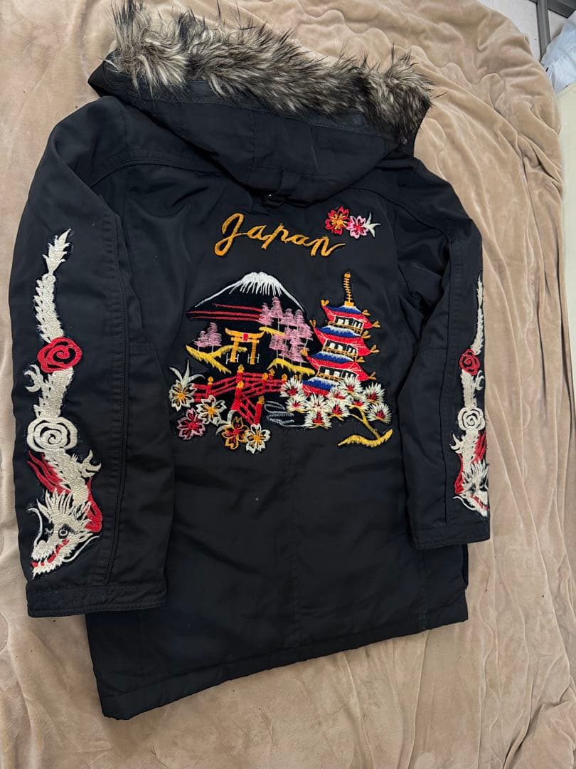 Custom vintage 90s Premium 富士山 龍虎鷲 ジャケット