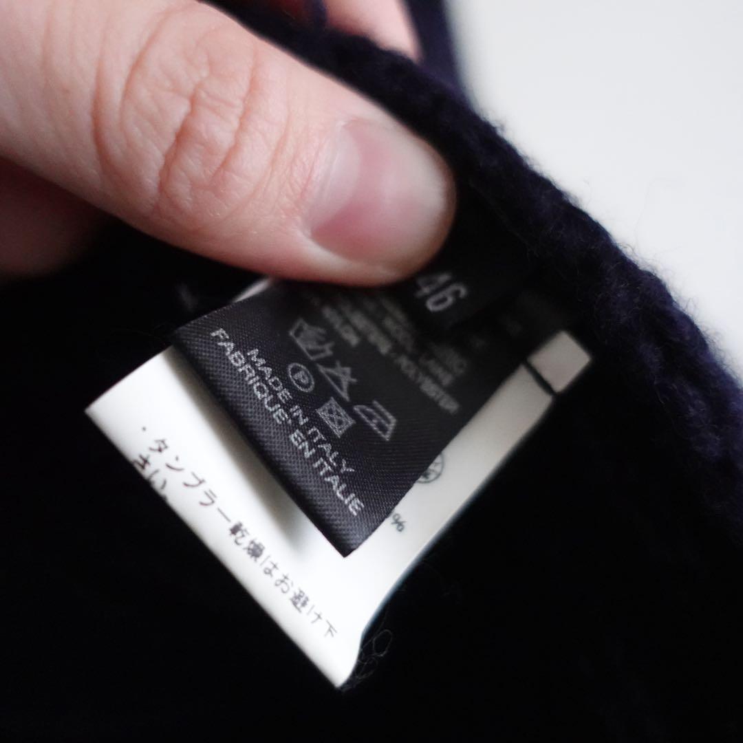 Roberto Collina ローゲージニットジャケット　ネイビー　イタリア製