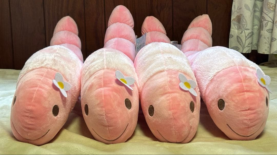 メダリスト LL ぬいぐるみ ミミズ　4匹セット