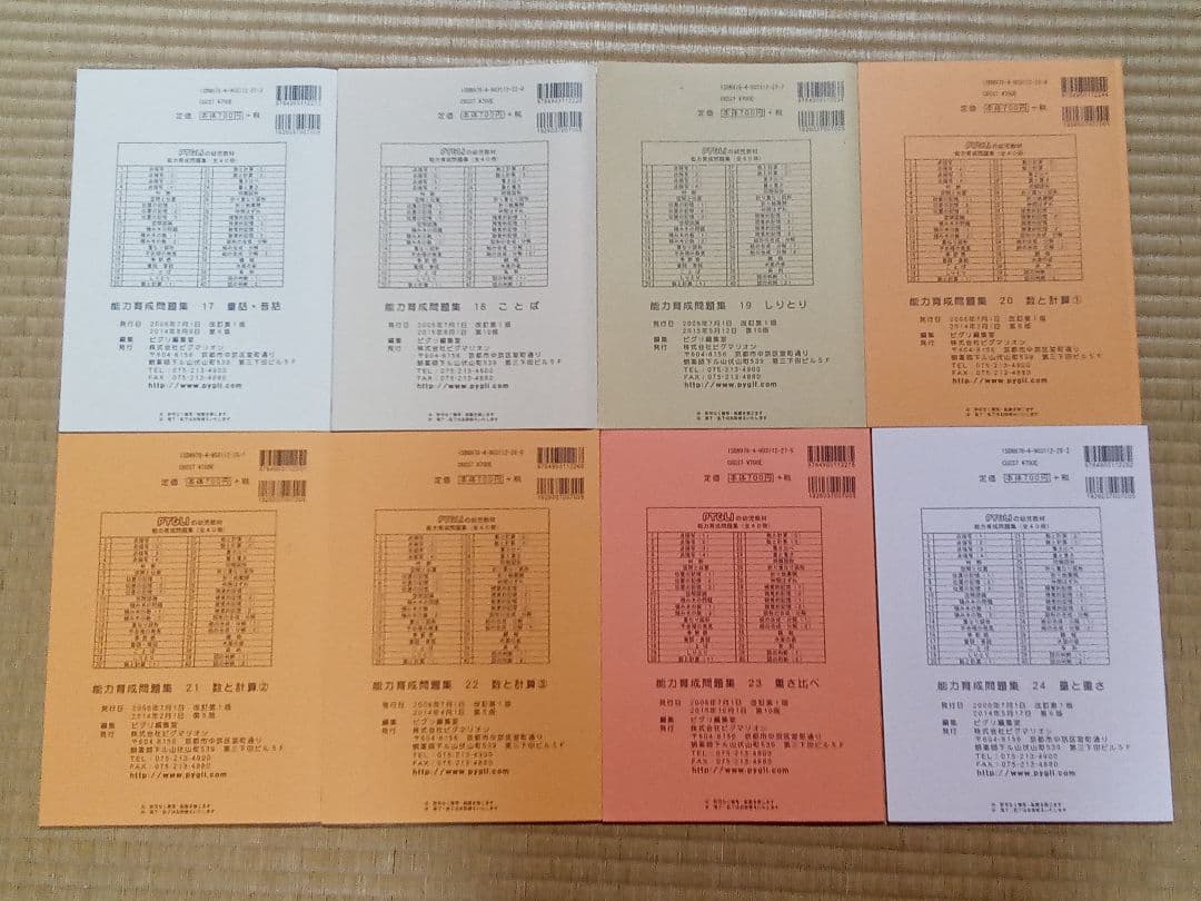 未記入　ピグマリオン　能力育成問題集 40冊セットと領域別問題集上級編9冊