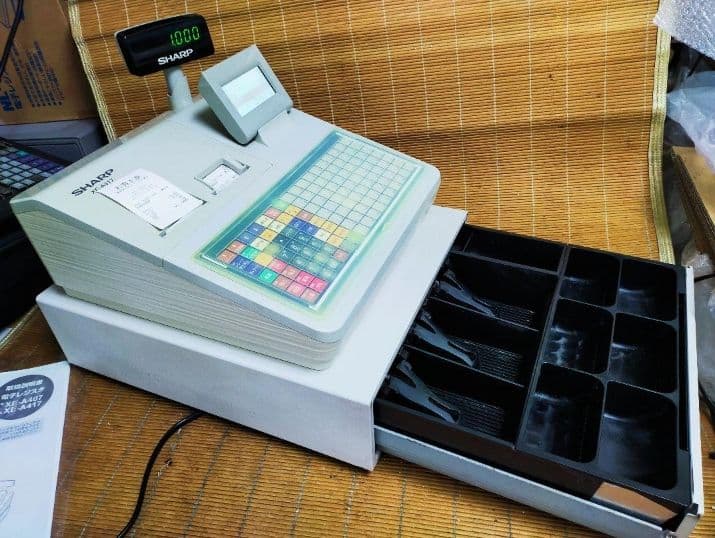 シャープレジスター　XE-A417　PC連携売上管理　最上位機種　356118