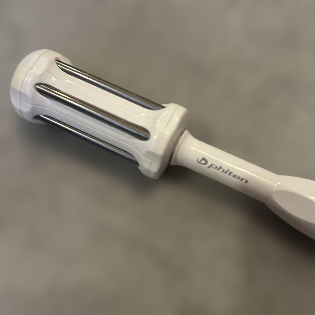 phiten バレエなどストレッチ健康器具 ホワイト 収納袋付き