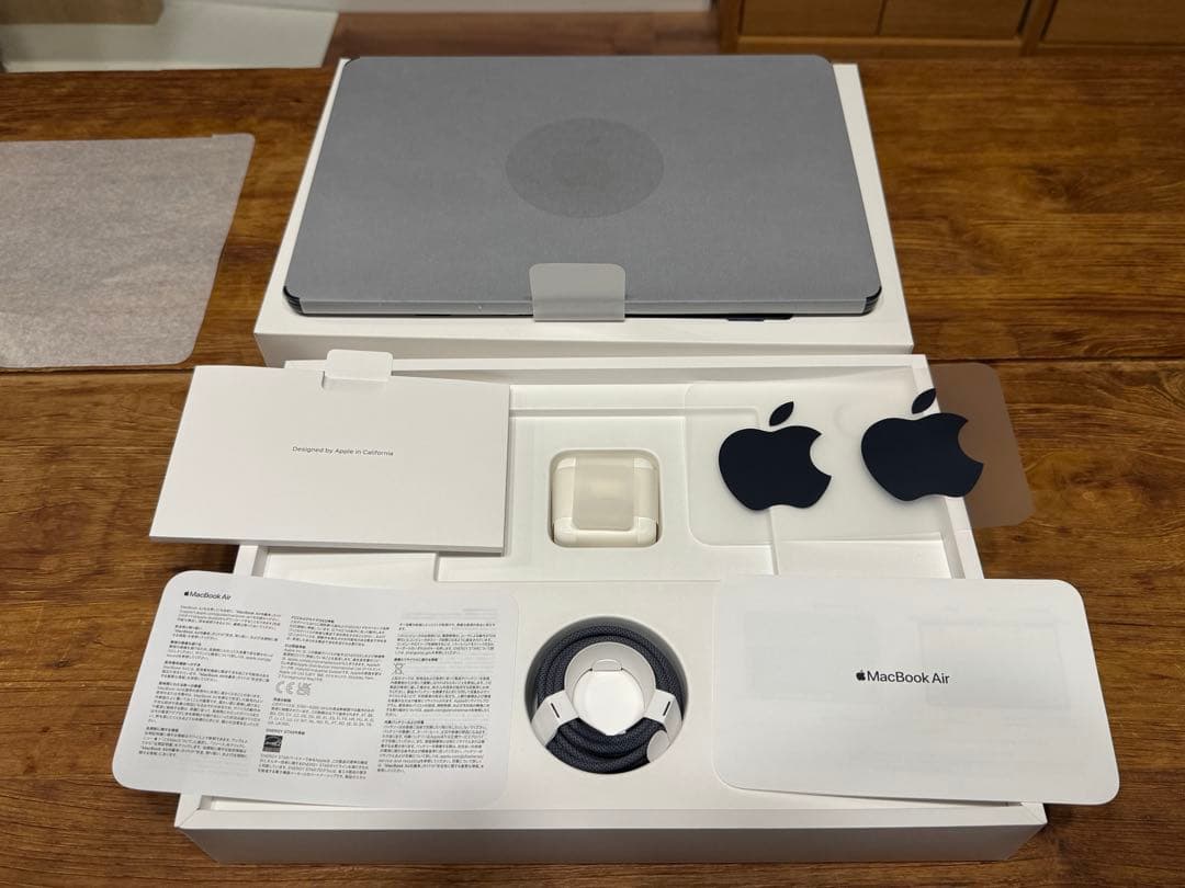 メモリ最大 24GB MacBook Air M2ミッドナイトUSキーボード