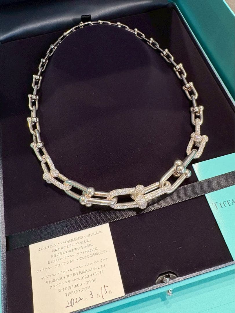 れんげ  最終値下【ダイヤ加工】ティファニー ハードウェア ネックレス
