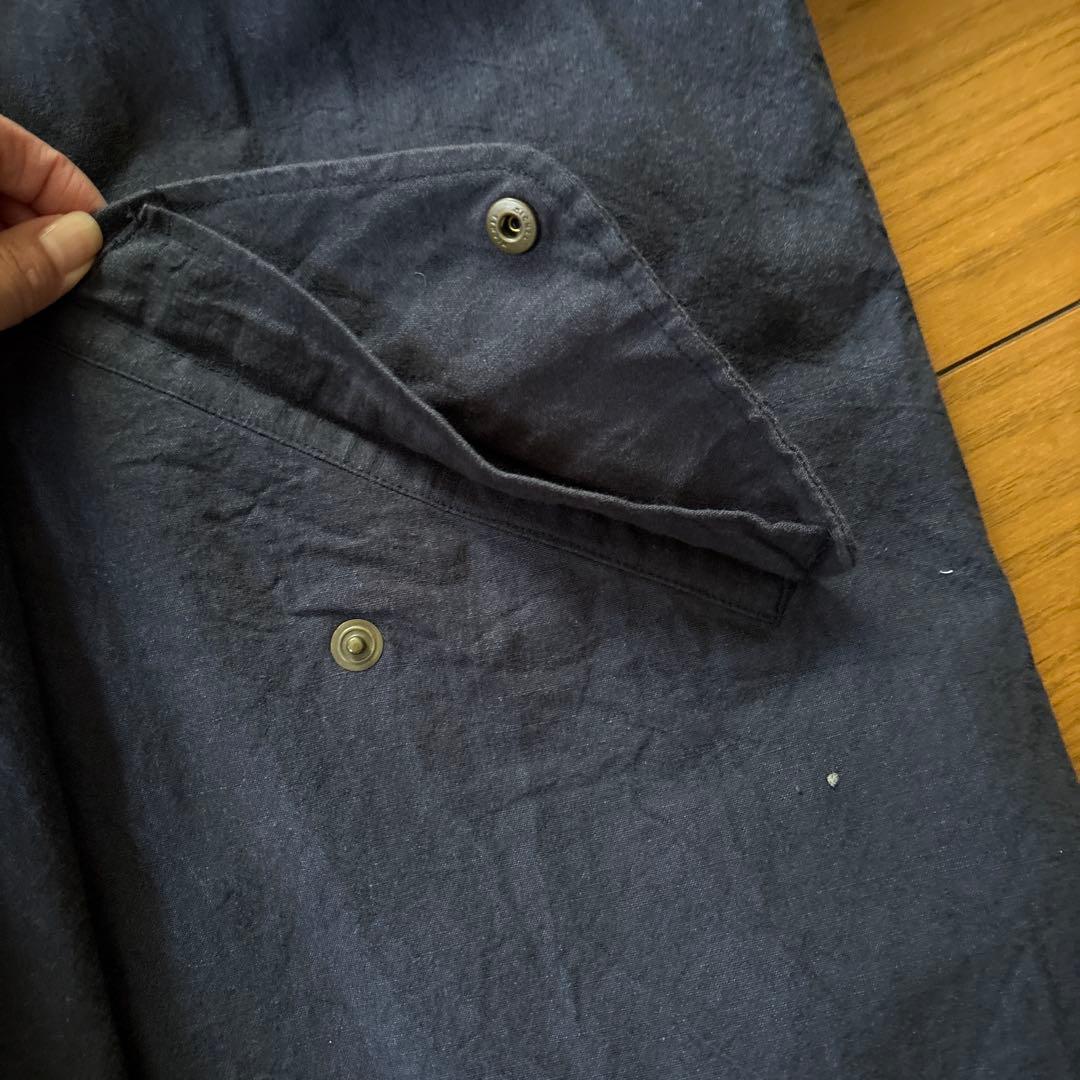 KASUGA ネイビー モッズコート M