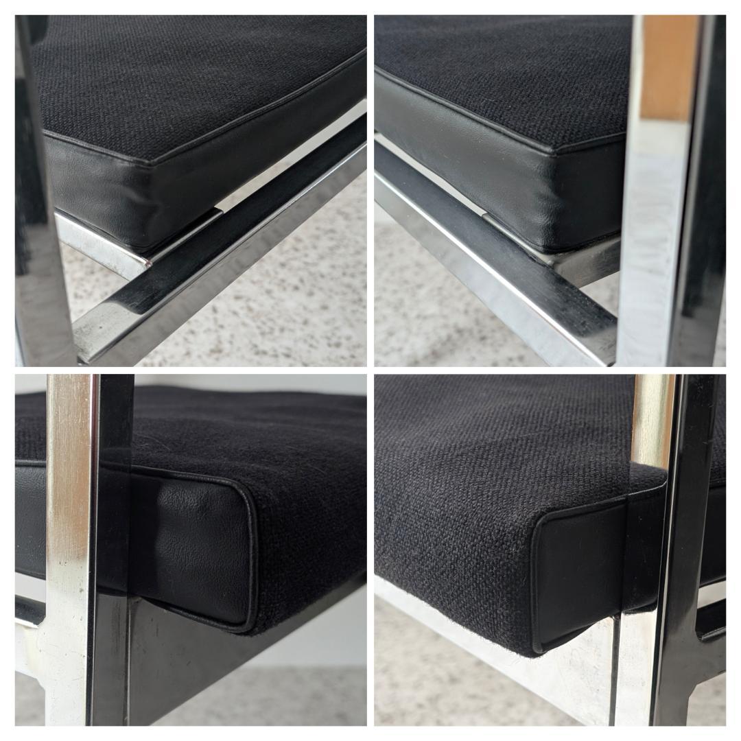 70s ビンテージ オカムラ メタルフレーム アームチェア ミッドセンチュリー