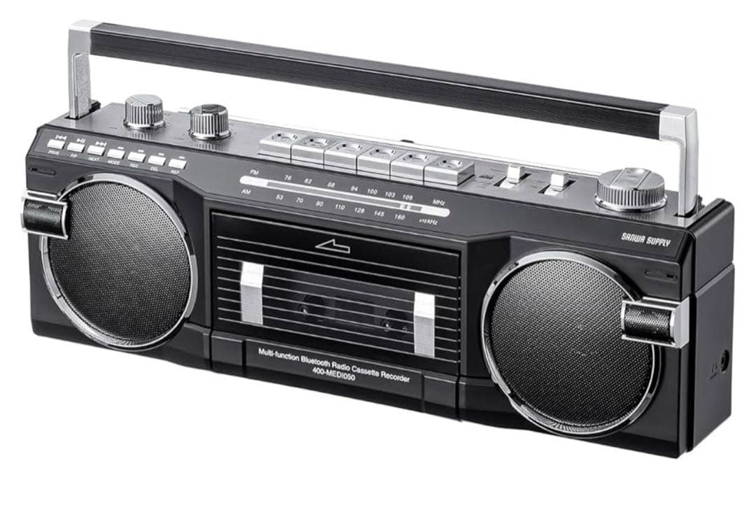 12038 サンワダイレクト Bluetooth搭載 ラジカセ変換プレーヤー