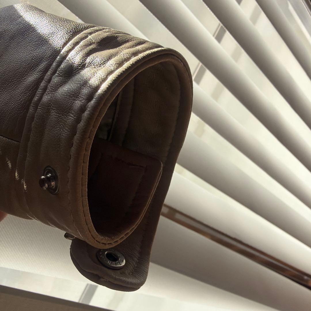 DOLCE&GABBANA レザージャケット ラム革