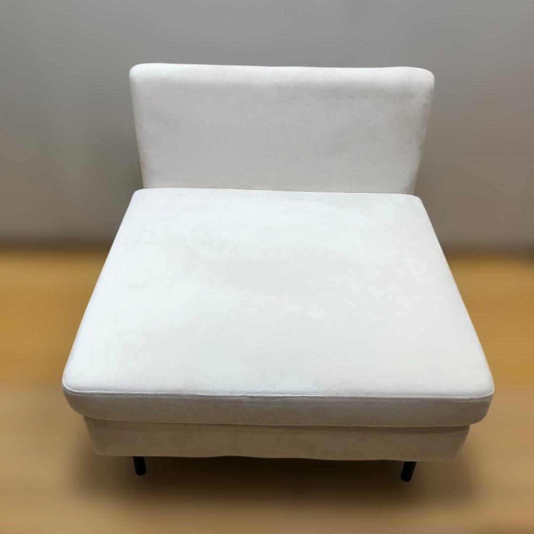 送料無料 美品 イーナ Ehre 一人掛けソファ スエード調 51113