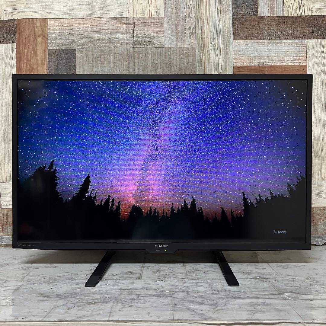 即日受渡❣️全国送料込今年購入シャープ32型液晶テレビWチューナー 外付け録画可