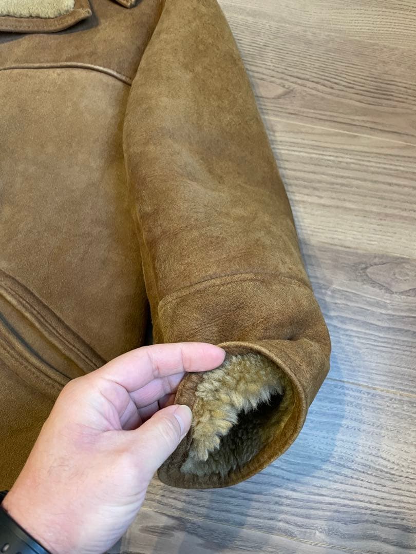 シープスキン　ランチコート　英国製