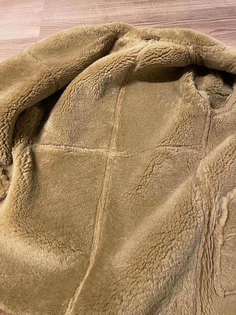 シープスキン　ランチコート　英国製