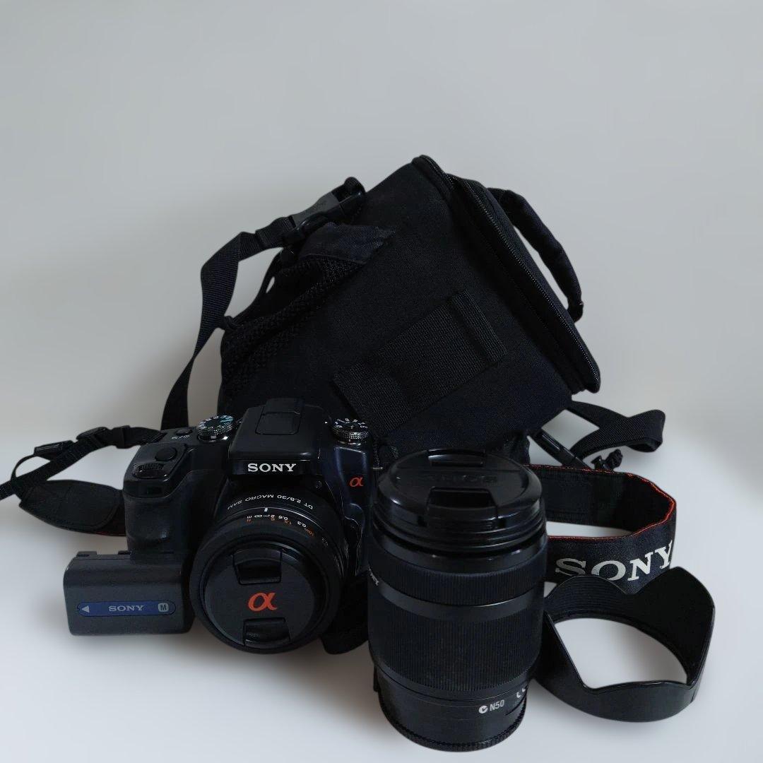 SONY ソニー α100 DSLR-A100 デジタル一眼レフカメラ　レンズ