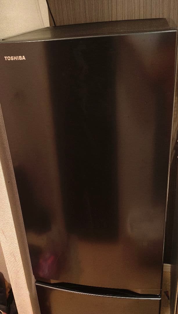 TOSHIBA ブラック冷蔵庫　170L　GR-V17BS(K)