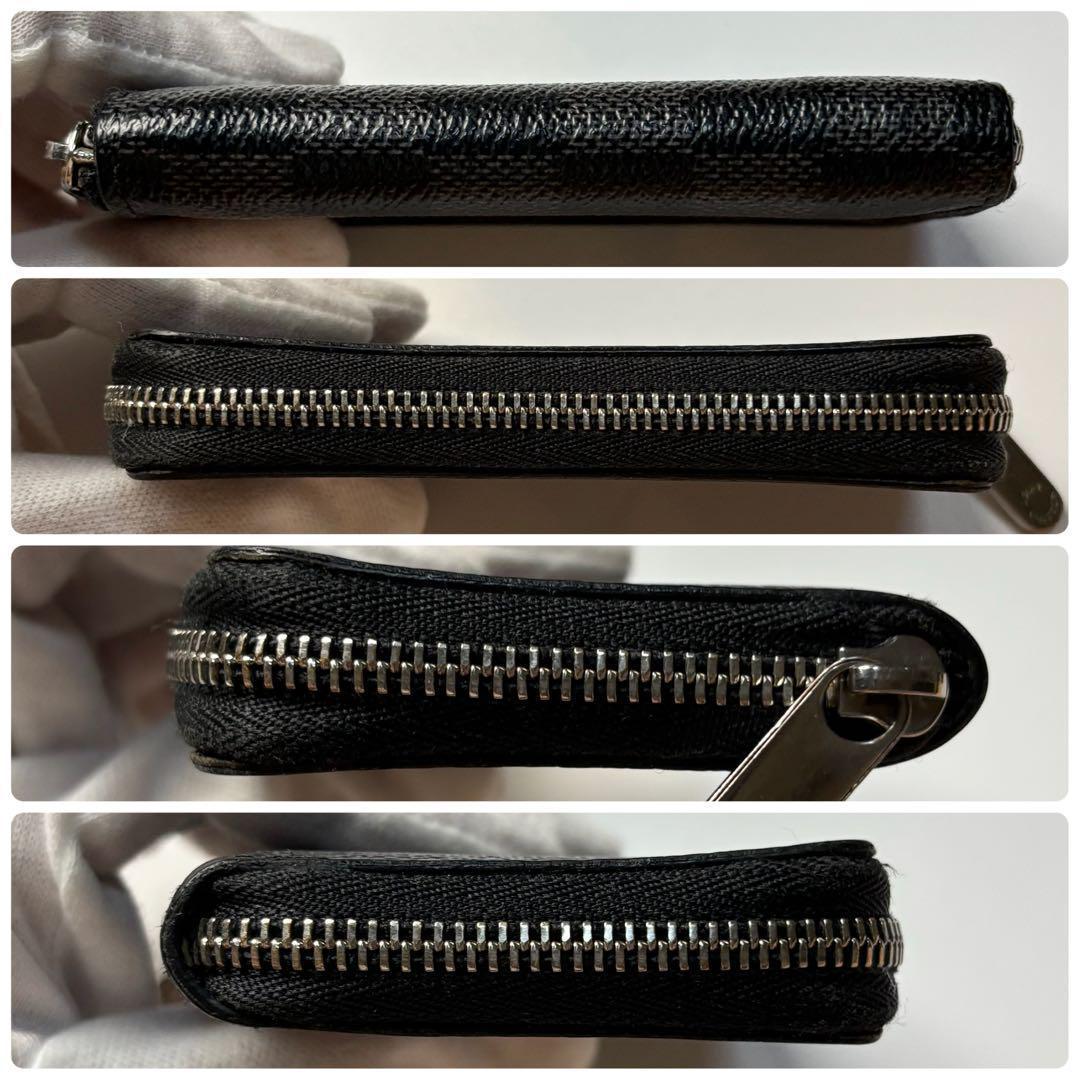 【美品】ルイヴィトン ダミエグラフィット ジッピーパース ケース