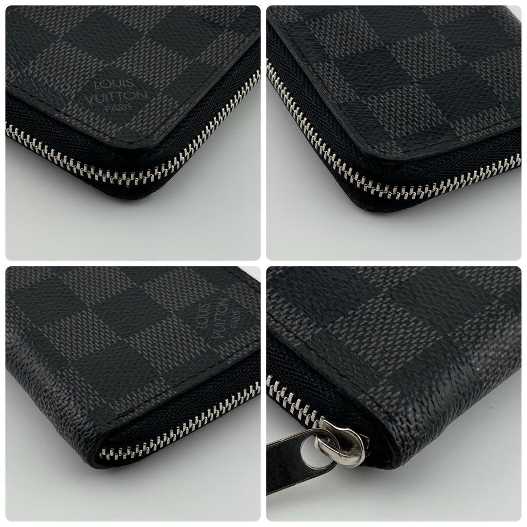 【美品】ルイヴィトン ダミエグラフィット ジッピーパース ケース