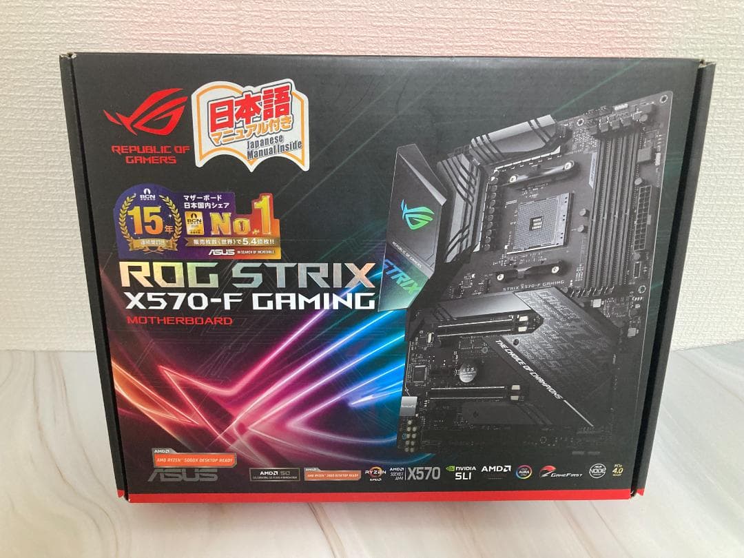 ASUS AMD ROG STRIX X 570-Fゲーミングマザーボード