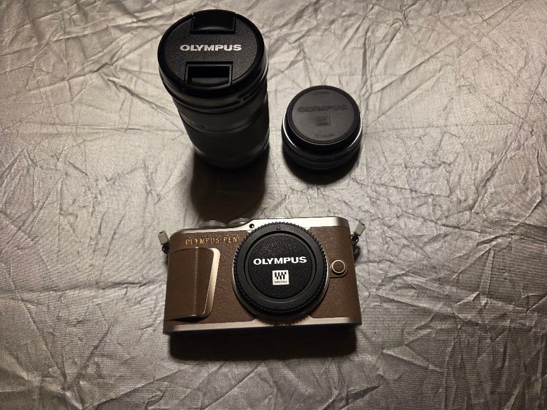 OLYMPUS E-PL10 ブラウン EZダブルズームキット