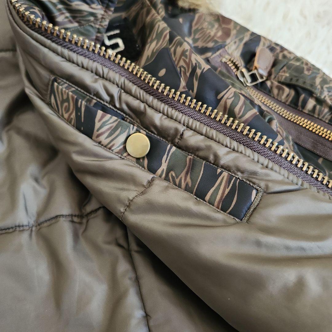 ヒステリックグラマー ミリタリージャケット　タイガーカモ　プリマロフト N-3B