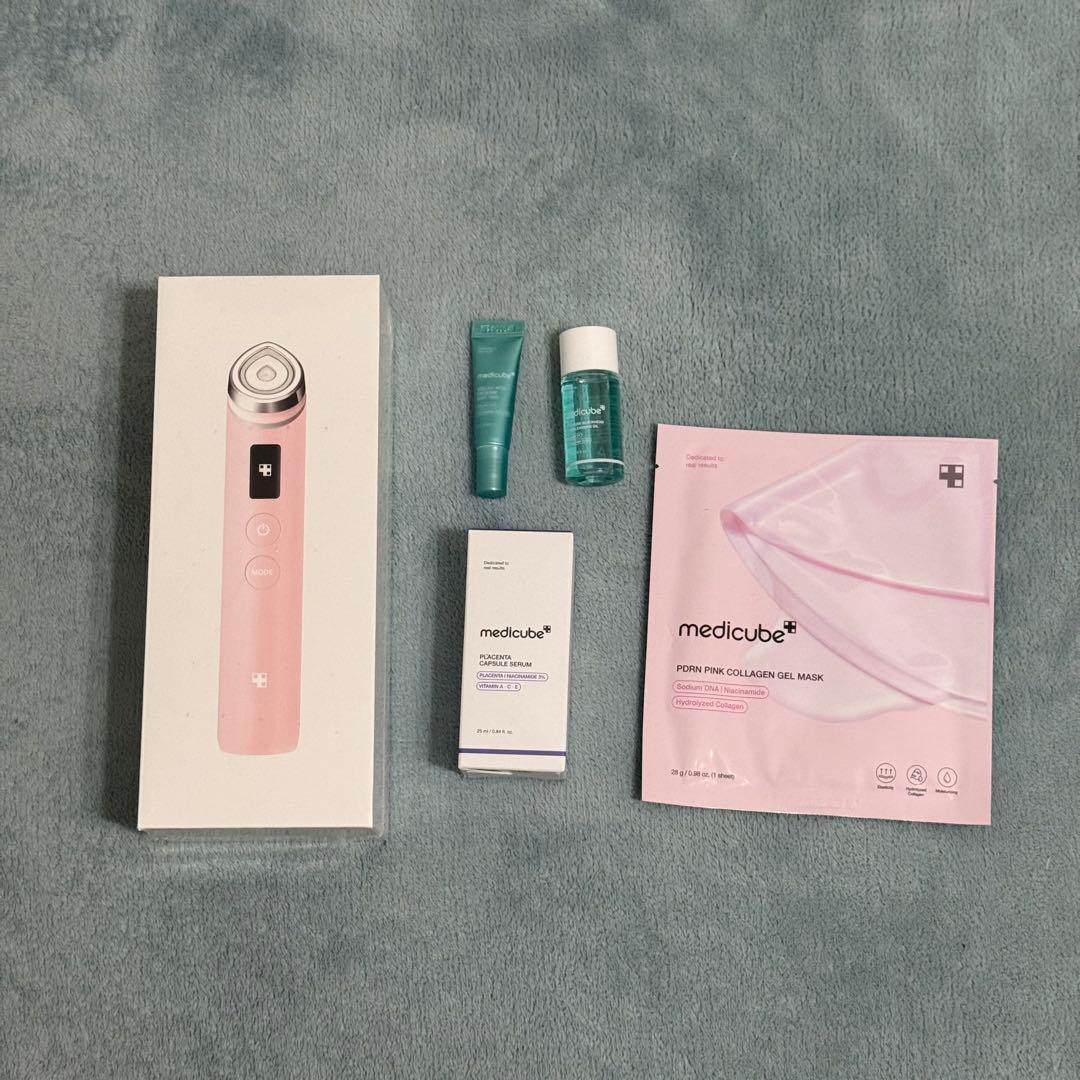 【24h以内発送】メディキューブ AGE-Rブースタープロ ピンク セット