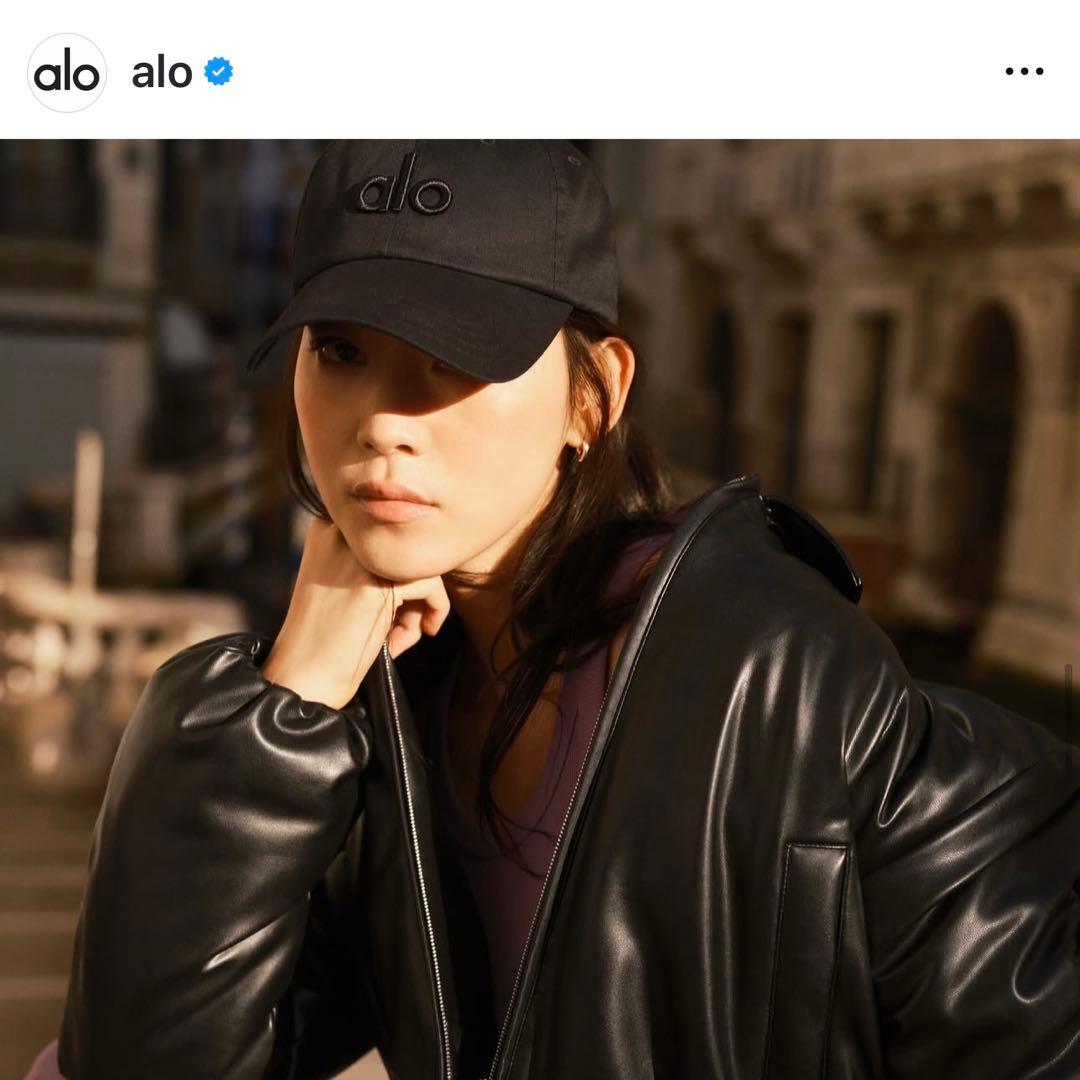 【新品、タグ付き】ALO yoga アローヨガ　ソウル　 キャップ　ブラック