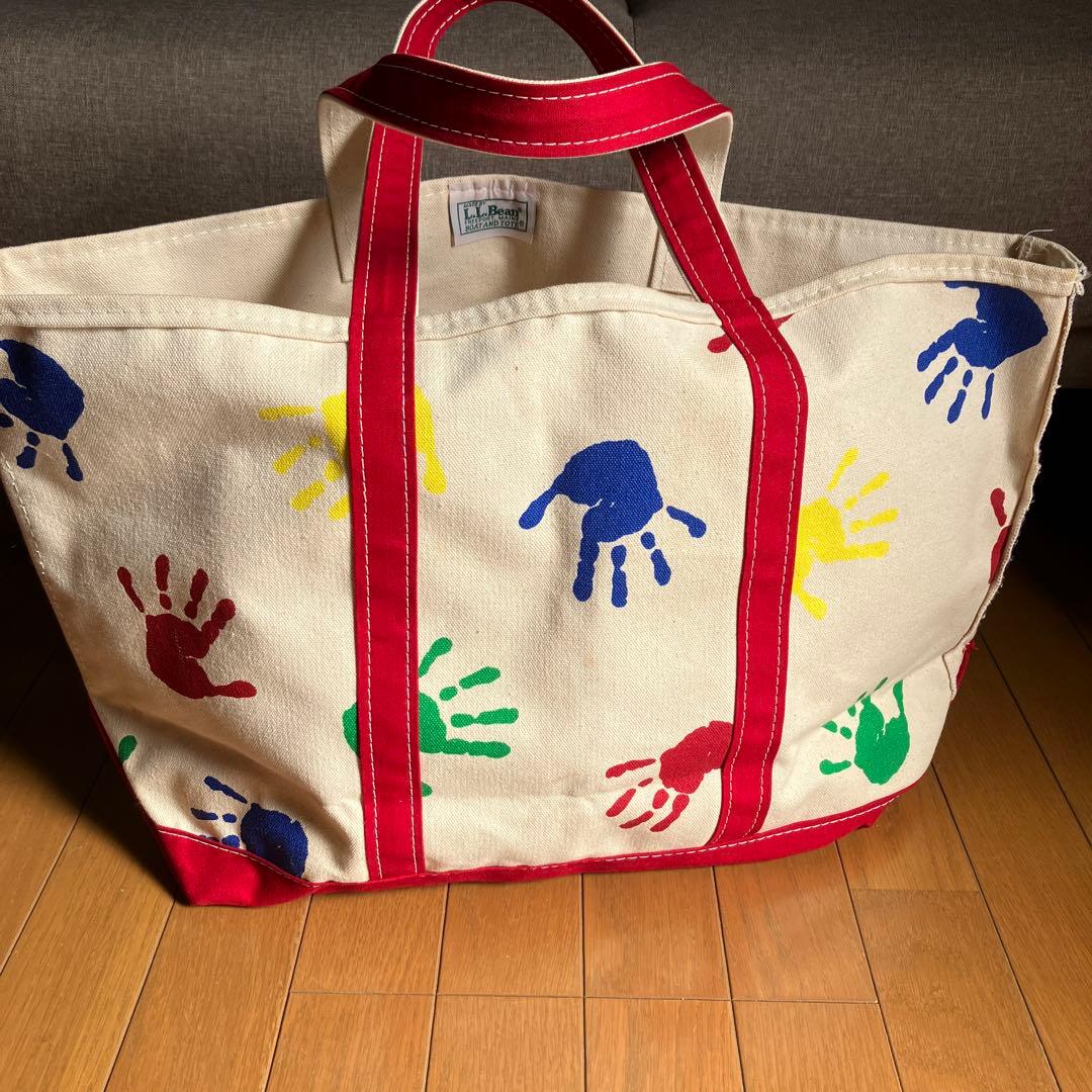 Ｌ.Ｌ.bean エルエルビーン　90s トートバッグ　ヴィンテージ　レッド