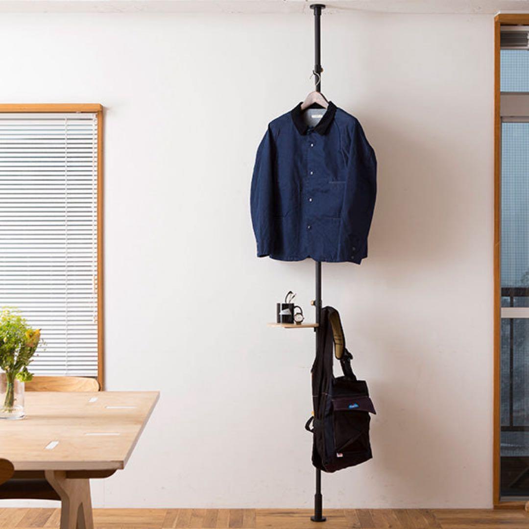 DRAW A LINE Tension Rod フック シューズラックセット