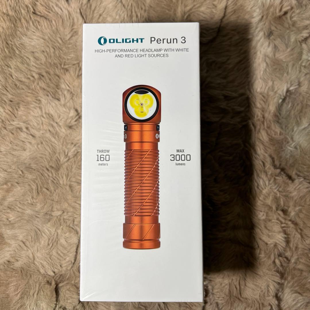 OLIGHT Perun 3 LED ヘッドライト オレンジ