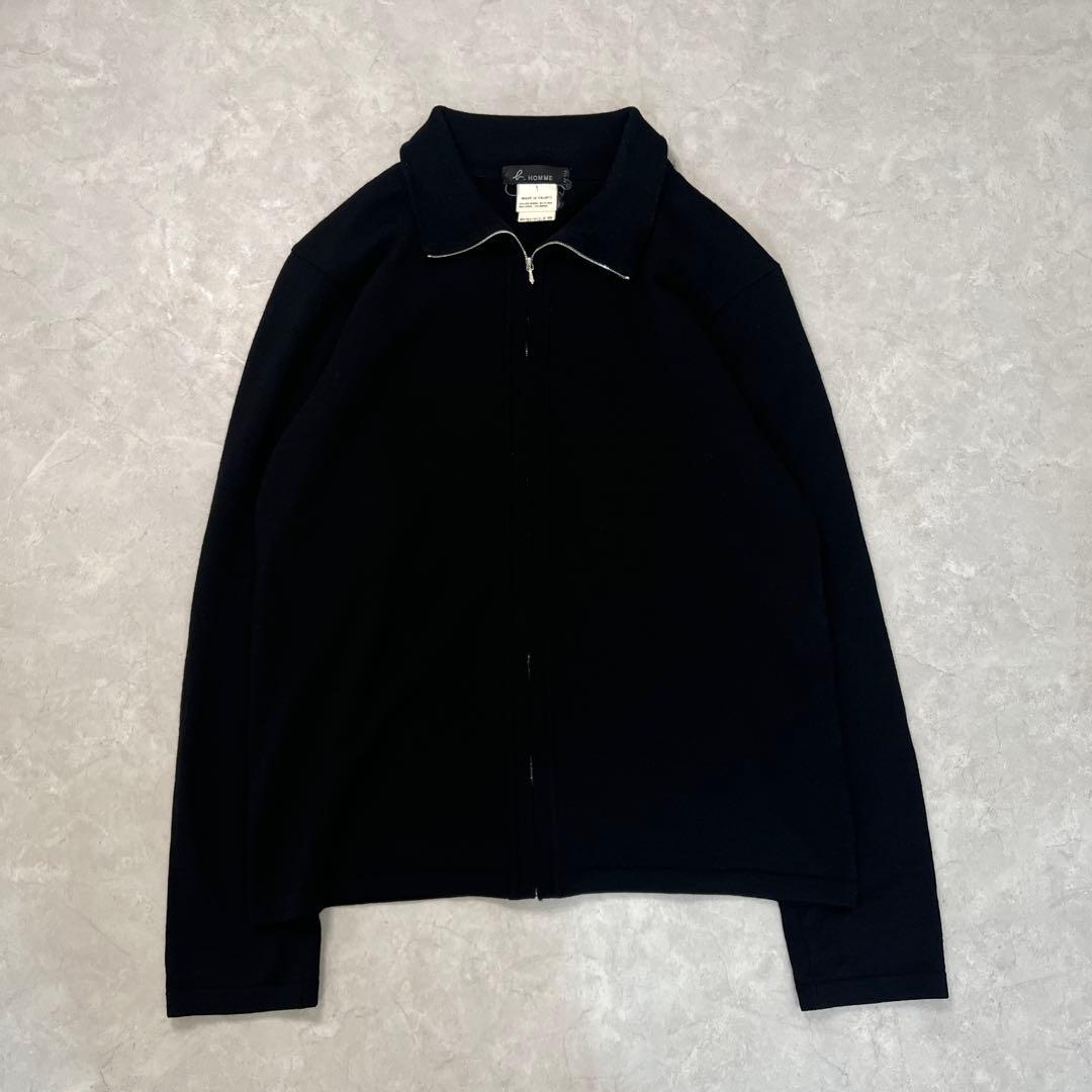 トップス agnes b. homme merino wool zip up knit