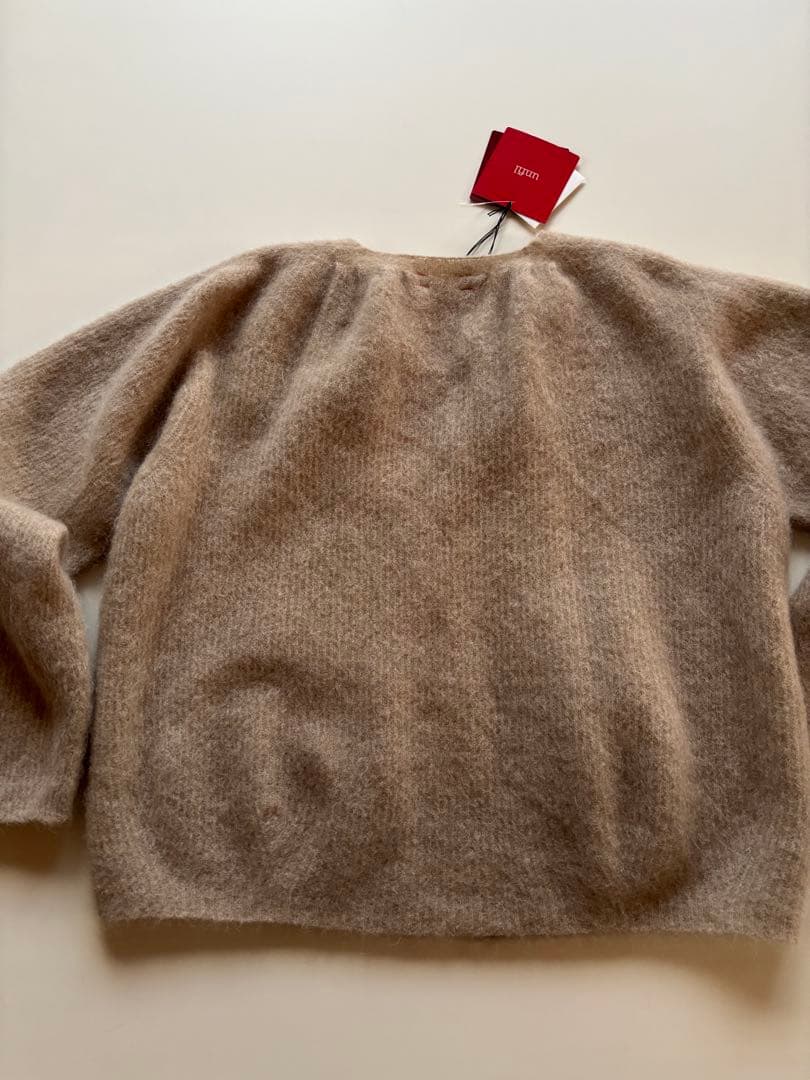 新品lunfil Bshop モヘヤショートカーディガン