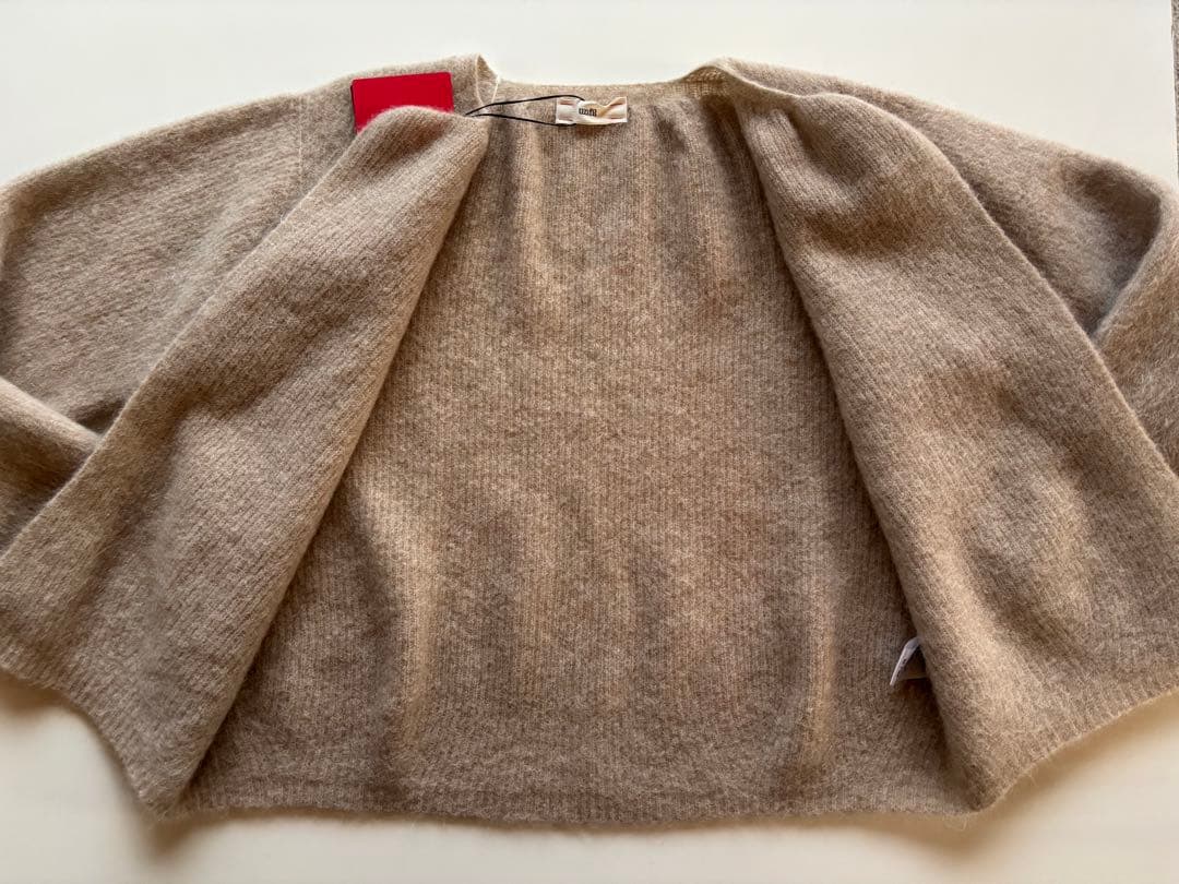 新品lunfil Bshop モヘヤショートカーディガン