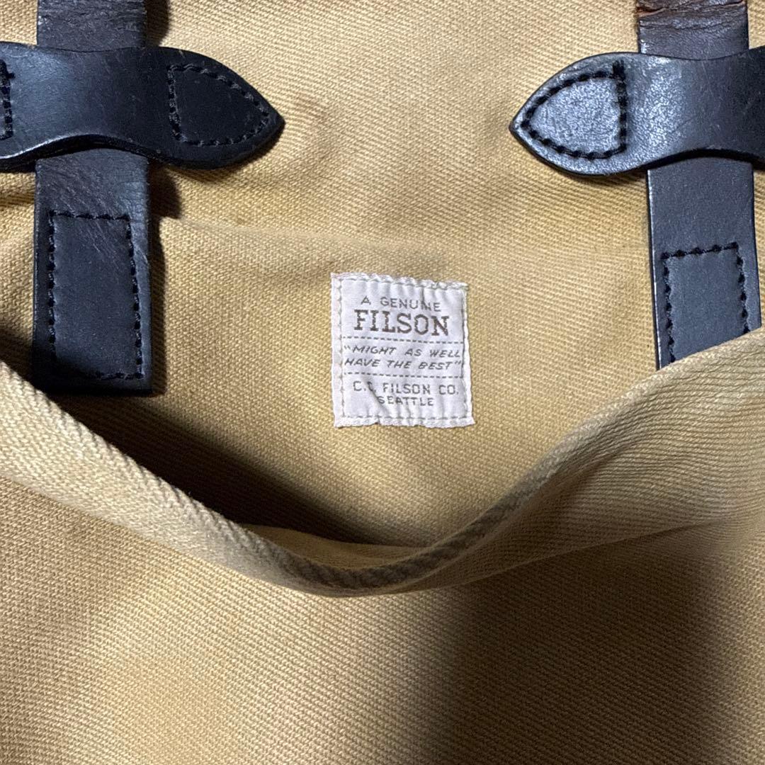 Filson キャンバス トートバッグ ベージュ 70s ビンテージ
