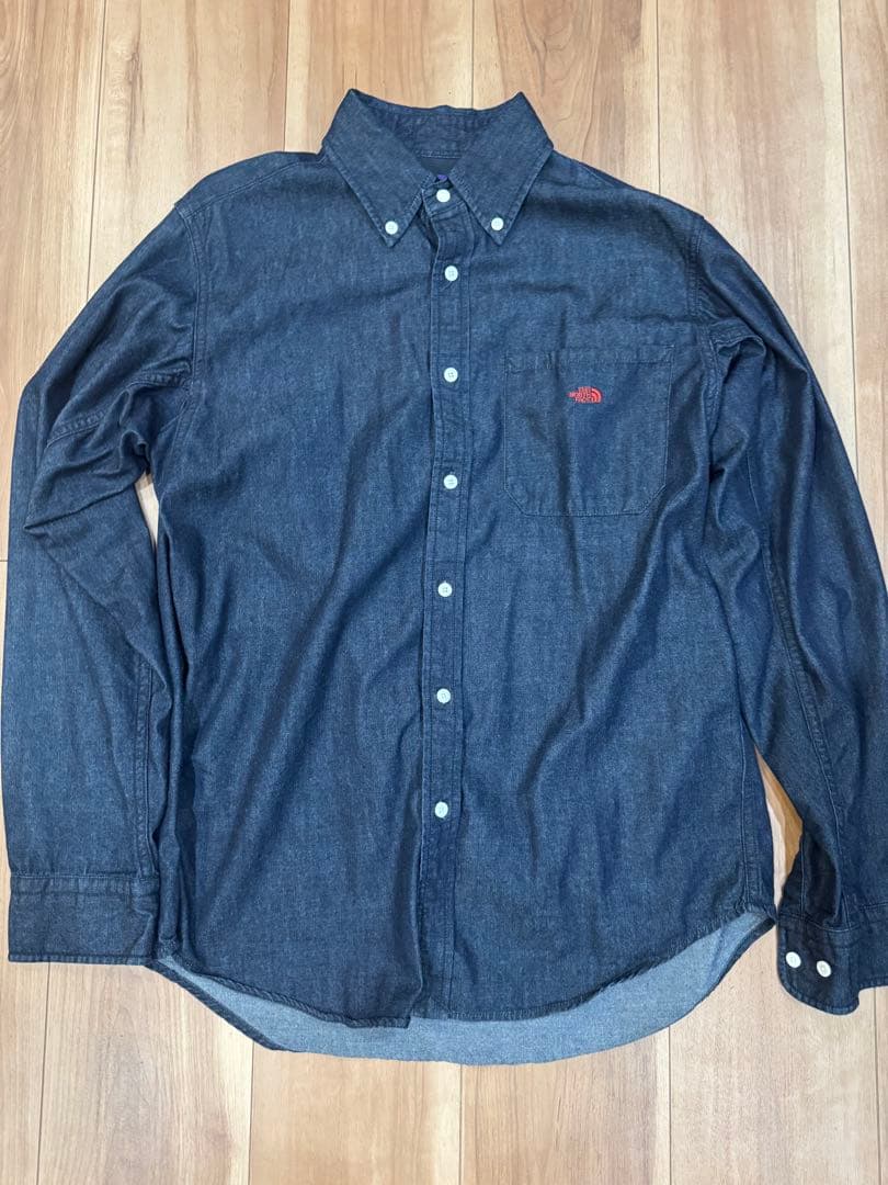 THE NORTH FACE パープルレーベル　ボタンダウンシャツ S