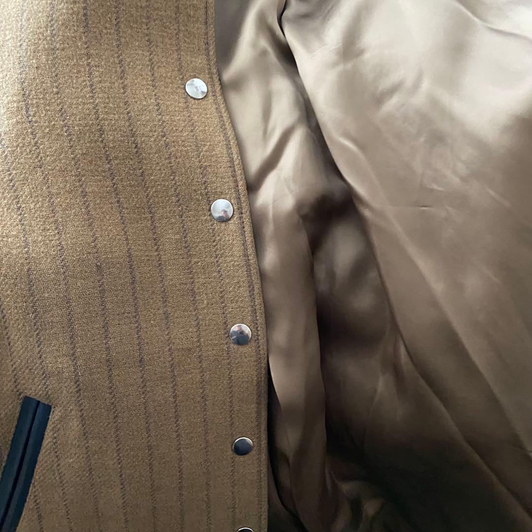 サカイラック sacai luck スタジャン 袖レザー Aライン ロング