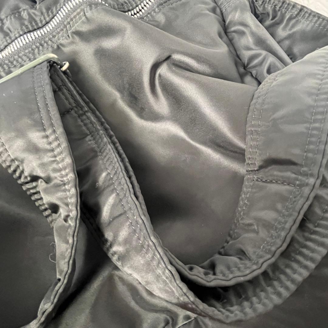 大容量　ポーター　タンカー　初期型　かぶせタイプ　ショルダーバッグ　黒