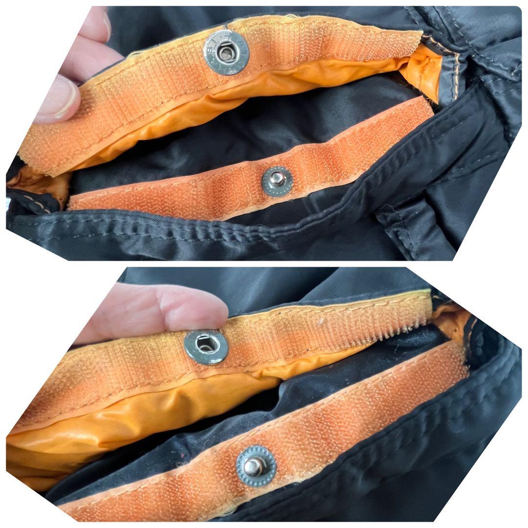 大容量　ポーター　タンカー　初期型　かぶせタイプ　ショルダーバッグ　黒