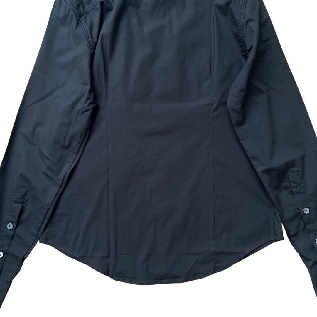 英国製　BURBERRY LONDON トレンチデザインシャツ ノバチェック S