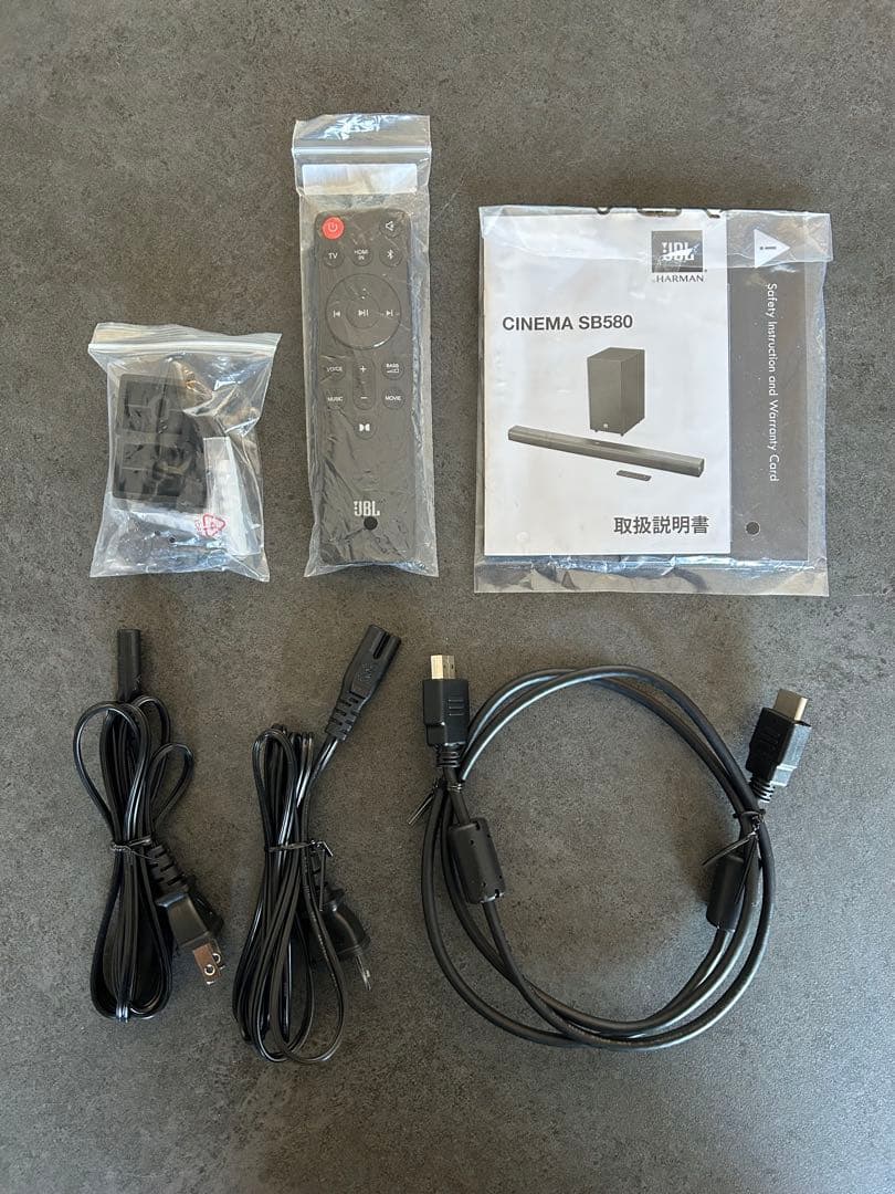 【動作確認のみ新品】JBL CINEMA SB580 サウンドバー