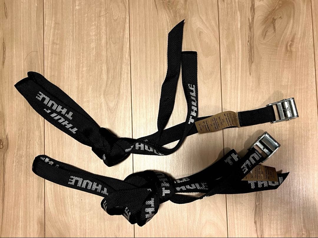 THULE スーリー キャリアバスケット TH859XT&固定ベルト2本付き