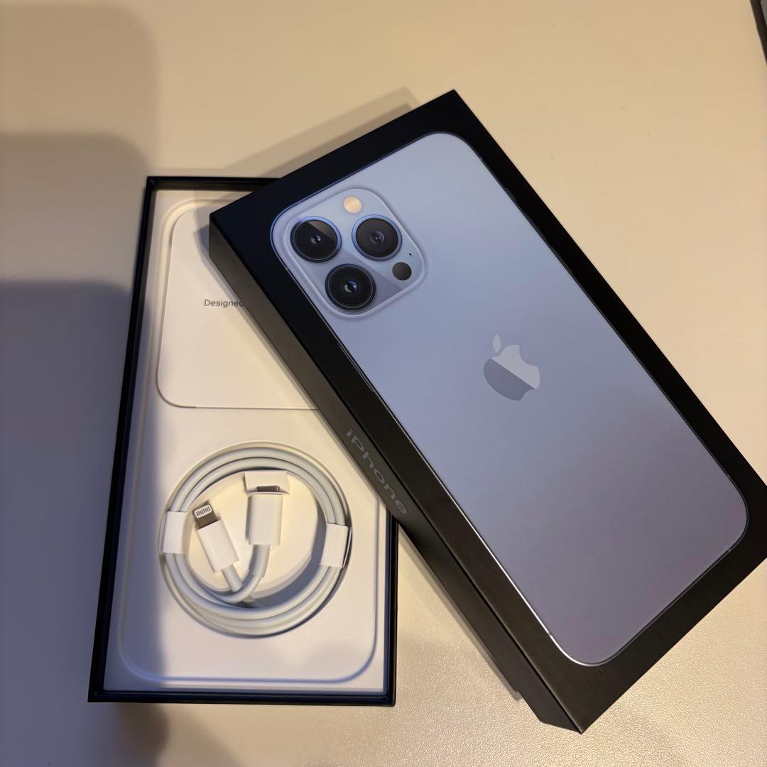 iPhone 13 Pro Max 128GB シエラブルー 本体+箱