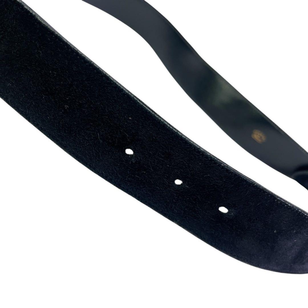 GUCCI グッチ オールドグッチ レザー ベルト ブラック