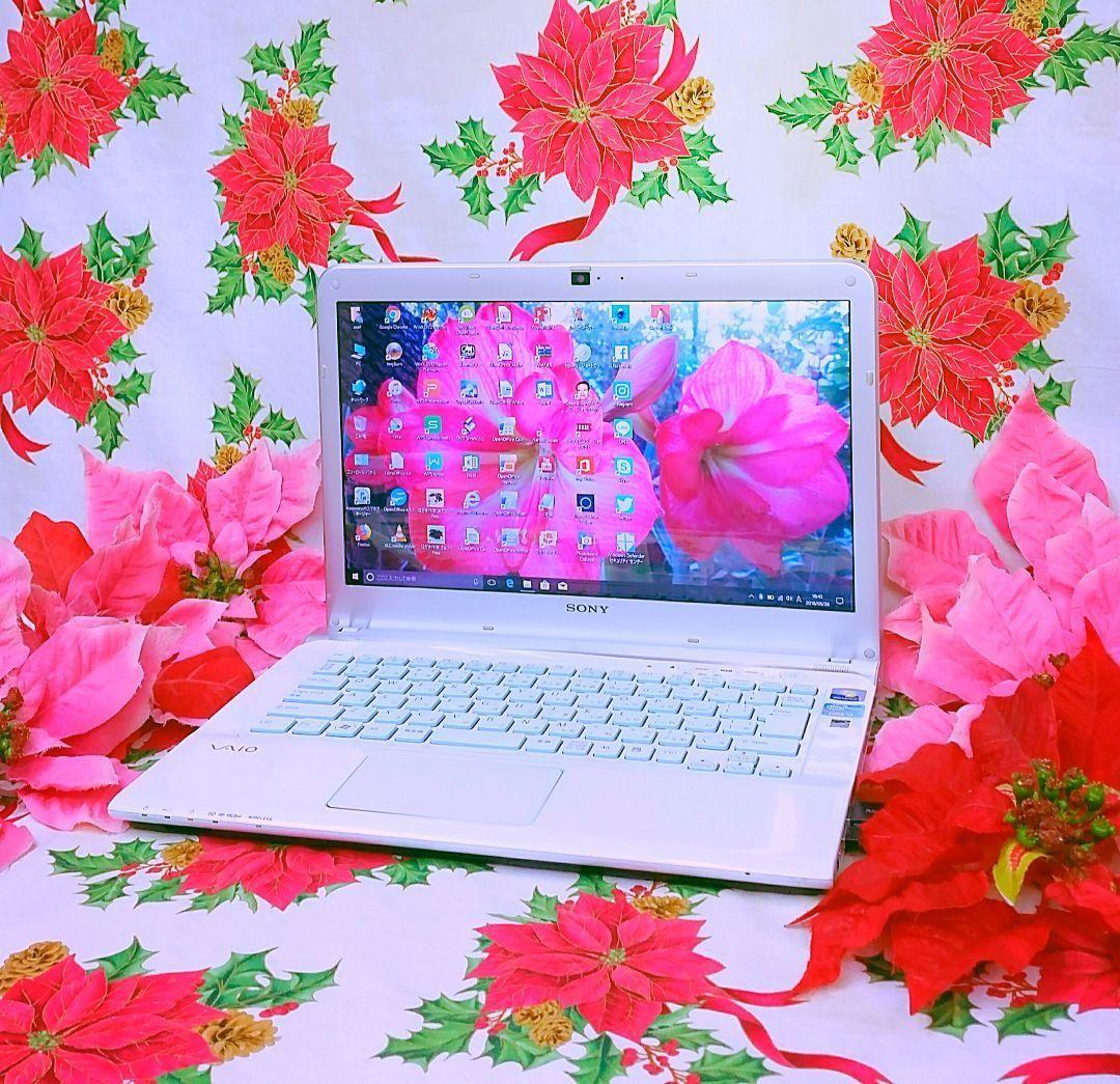 大人気♥デザインホワイトモデル小型SONY VAIO♥新WIN11搭載♥オフィス