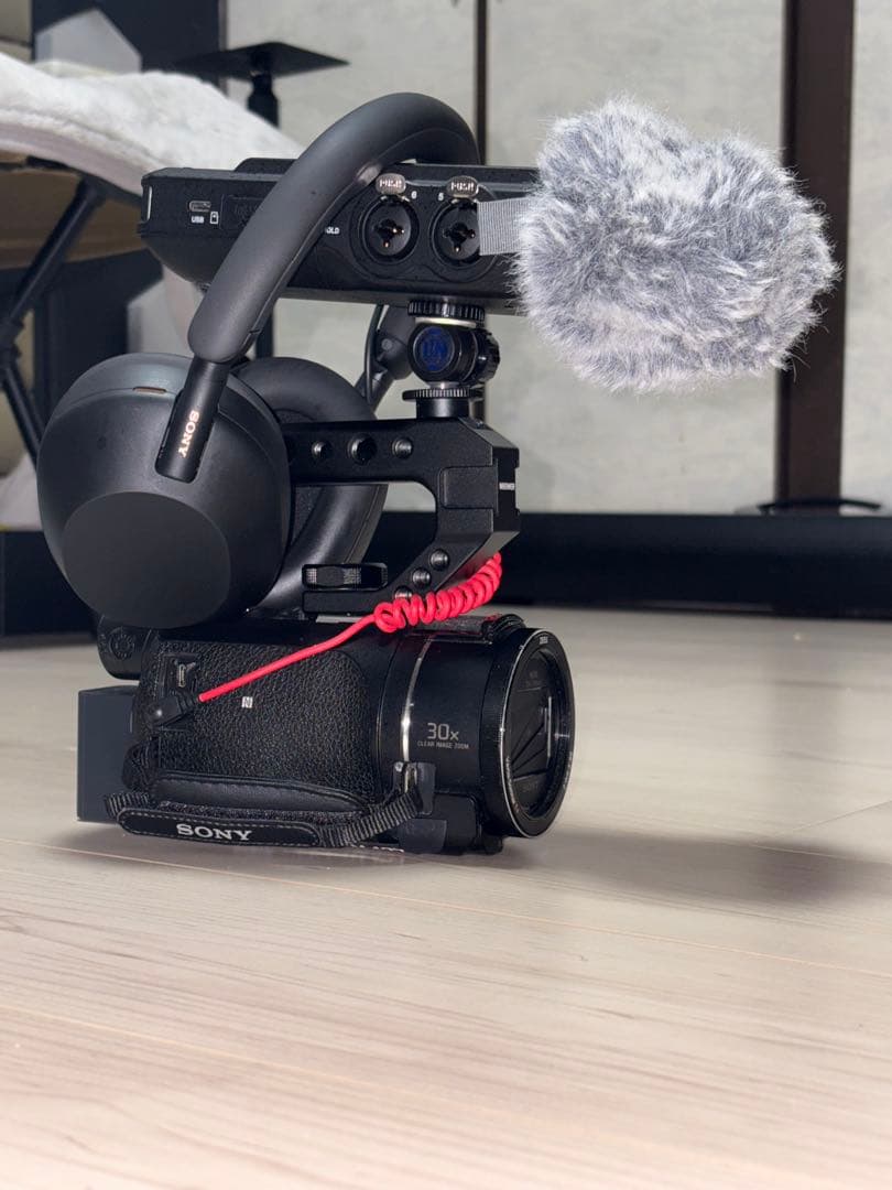 ネ*ロ様 【SONY】FDR-AX60 4K　ECM-GZ1M（ガンマイク）セッ
