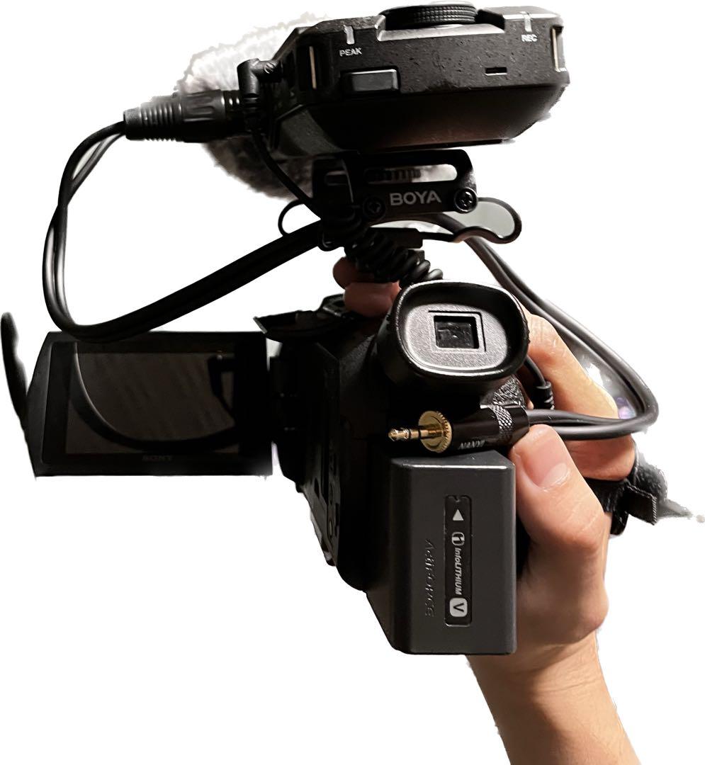 ネ*ロ様 【SONY】FDR-AX60 4K　ECM-GZ1M（ガンマイク）セッ