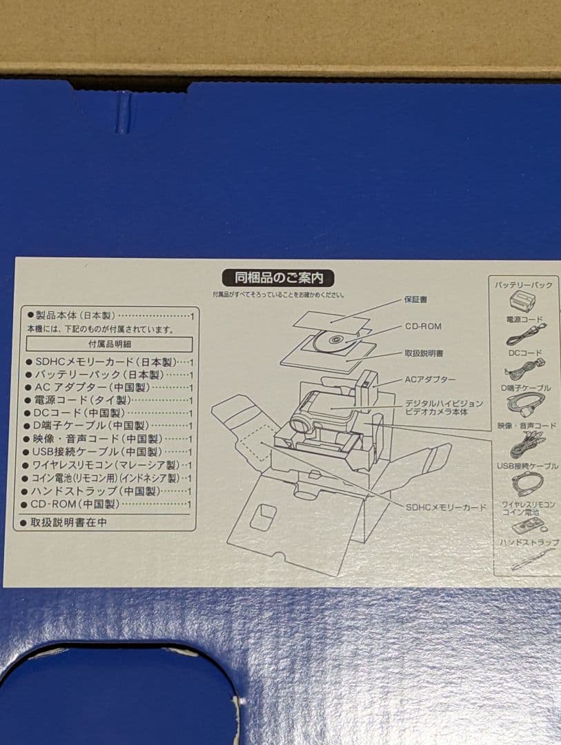 Panasonic HDC-SD7 ビデオカメラ 本体