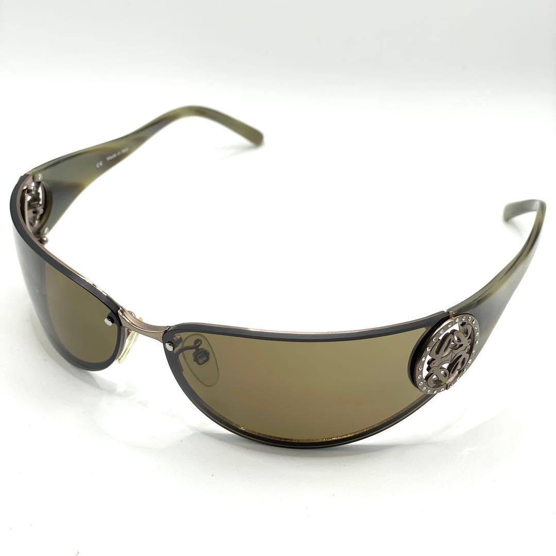 【訳アリ】LOEWE ロエベ アナグラム ラインストーン サングラス